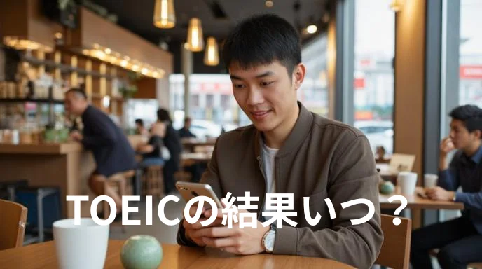 TOEICの結果いつ？