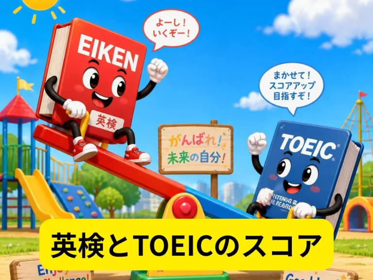 英検とTOEICのスコア
